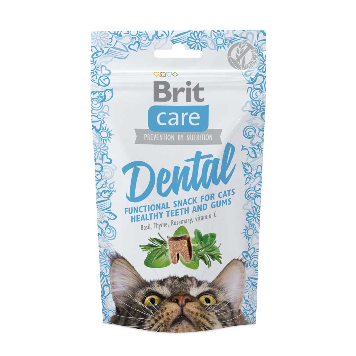 Брит Care лакомство для кошек Dental Дентал 50 г