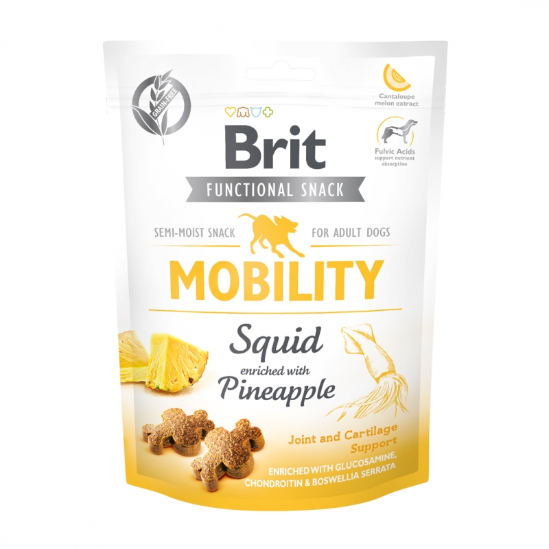 Лакомство для собак Brit Care Mobility Squid