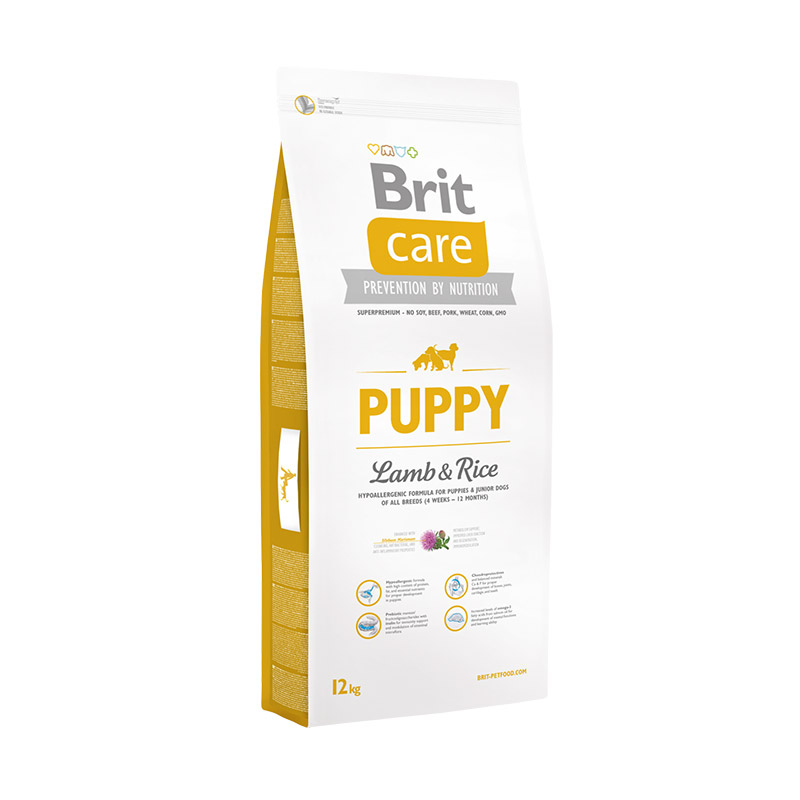 Brit Care Puppy Lamb & Rice для щенков и молодых собак всех пород