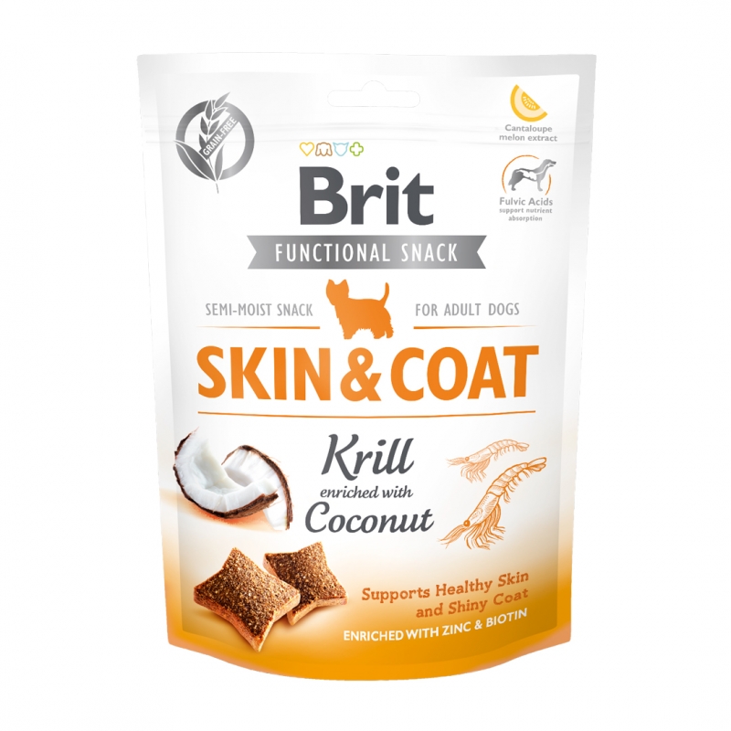 Лакомство для собак Brit Care Skin&Coat Kril