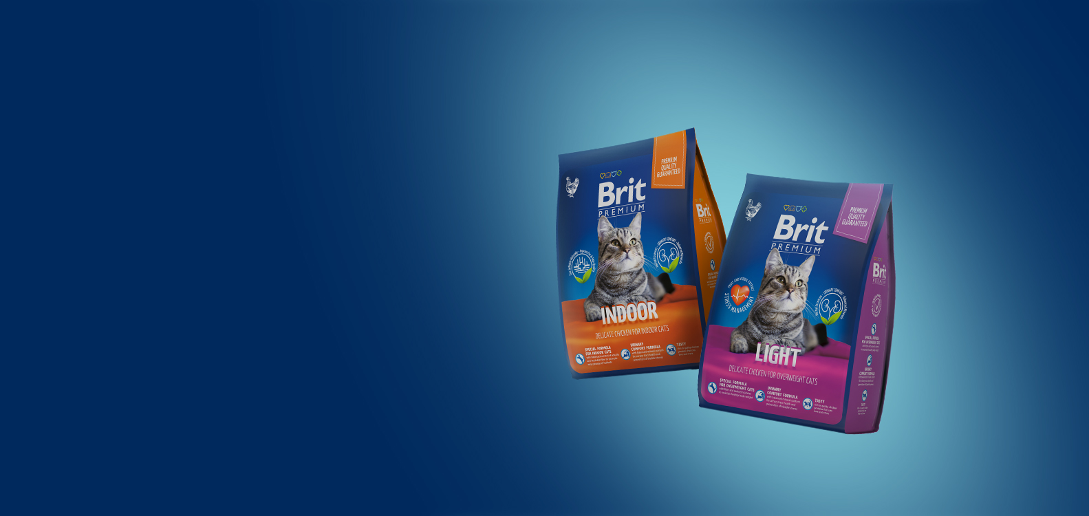 Новинки Brit Premium Cat Indoor и Light